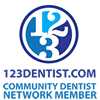 123Dentist Community Dentist Network Member Logo